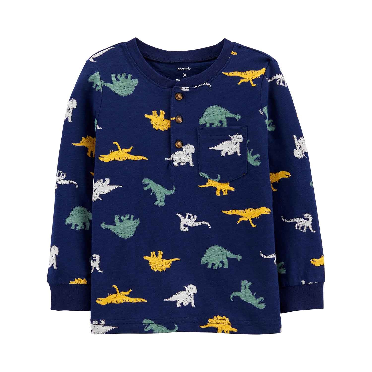 Carter's Dinazor Çocuk T-shirt 2J244310 Lacivert