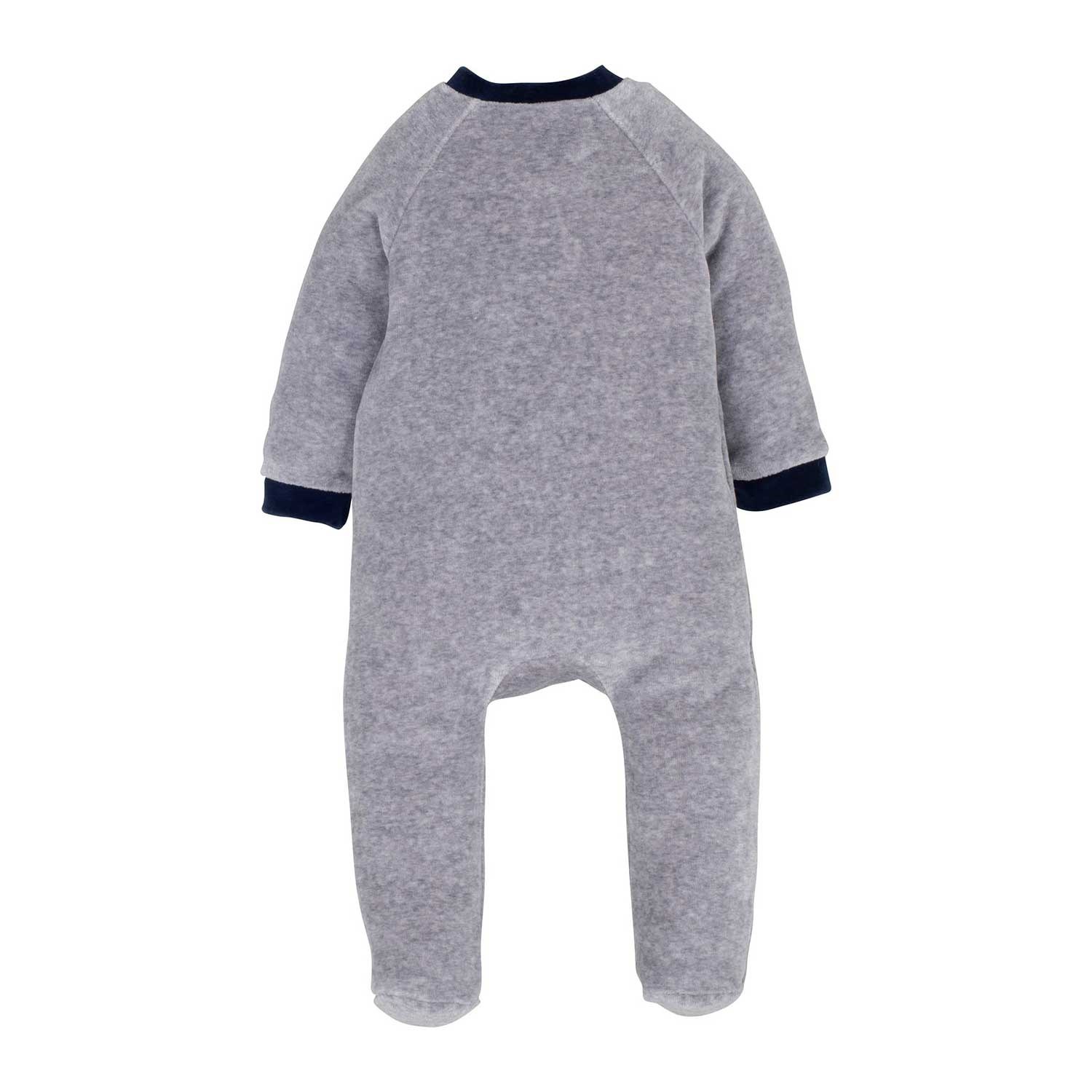 İdil Baby Patikli Bebek Tulumu 14220 Gri