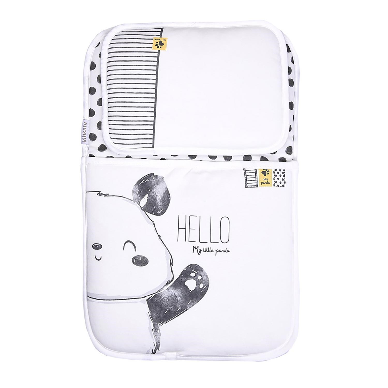 KitiKate Panda Bebek Alt Açma Seti S03140 Ekru