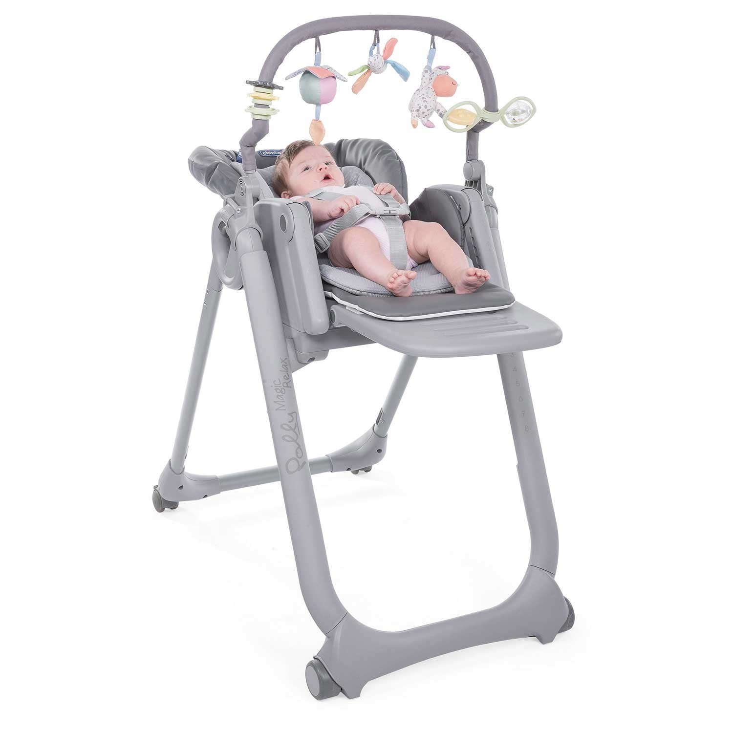 Chicco Polly Magic Relax Bebek Mama Sandalyesi Graphite