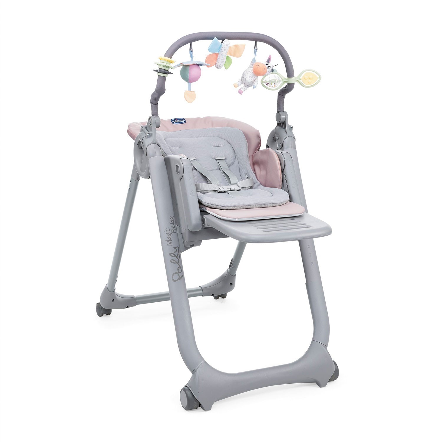 Chicco Polly Magic Relax Bebek Mama Sandalyesi Paradise Pink