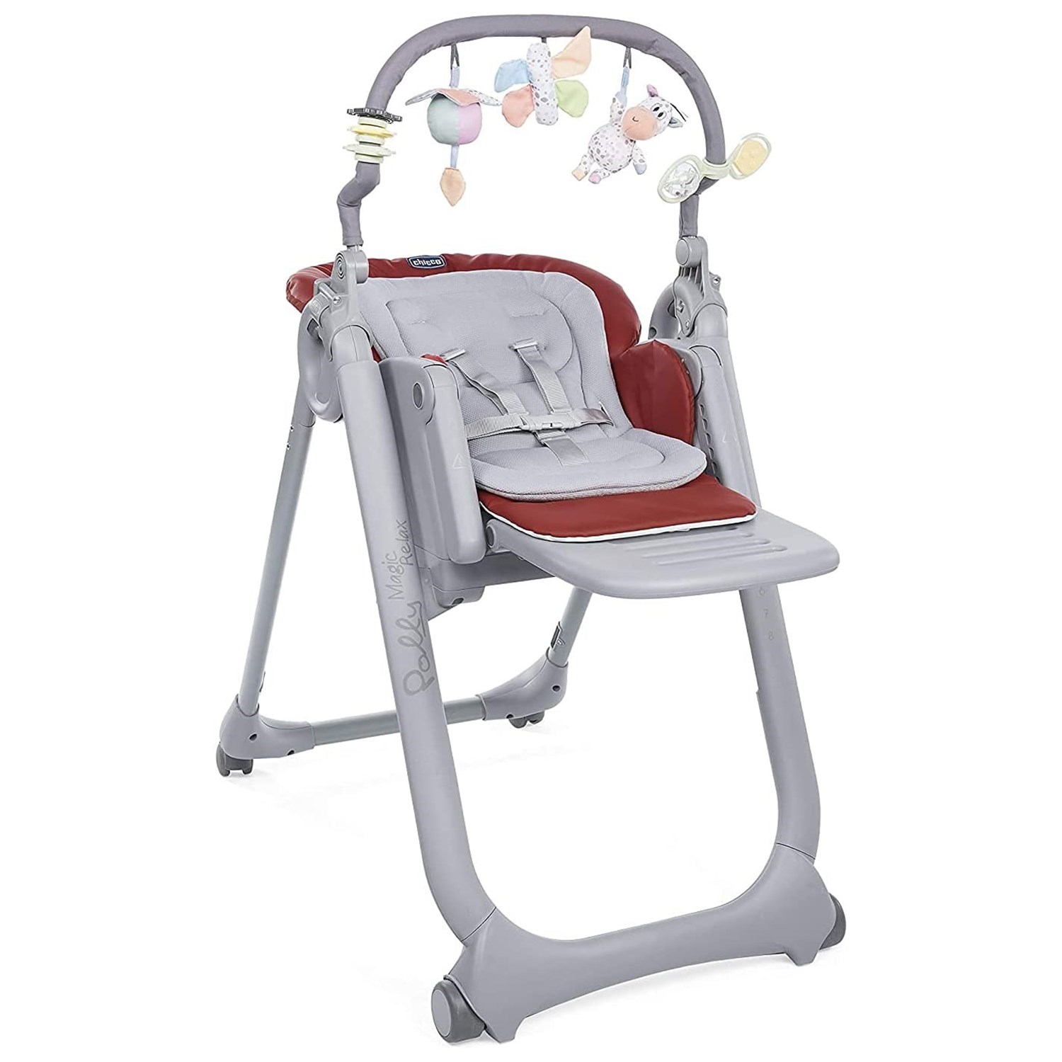 Chicco Polly Magic Relax Bebek Mama Sandalyesi Red Passion