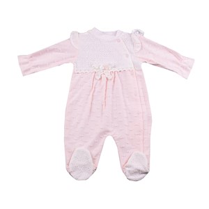 Mymio Baby Fiyonklu Patikli Bebek Tulum 2662 Pembe