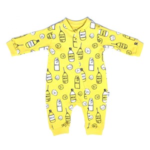 Tongs Baby Milk Fermuarlı Bebek Tulumu 3611 Sarı