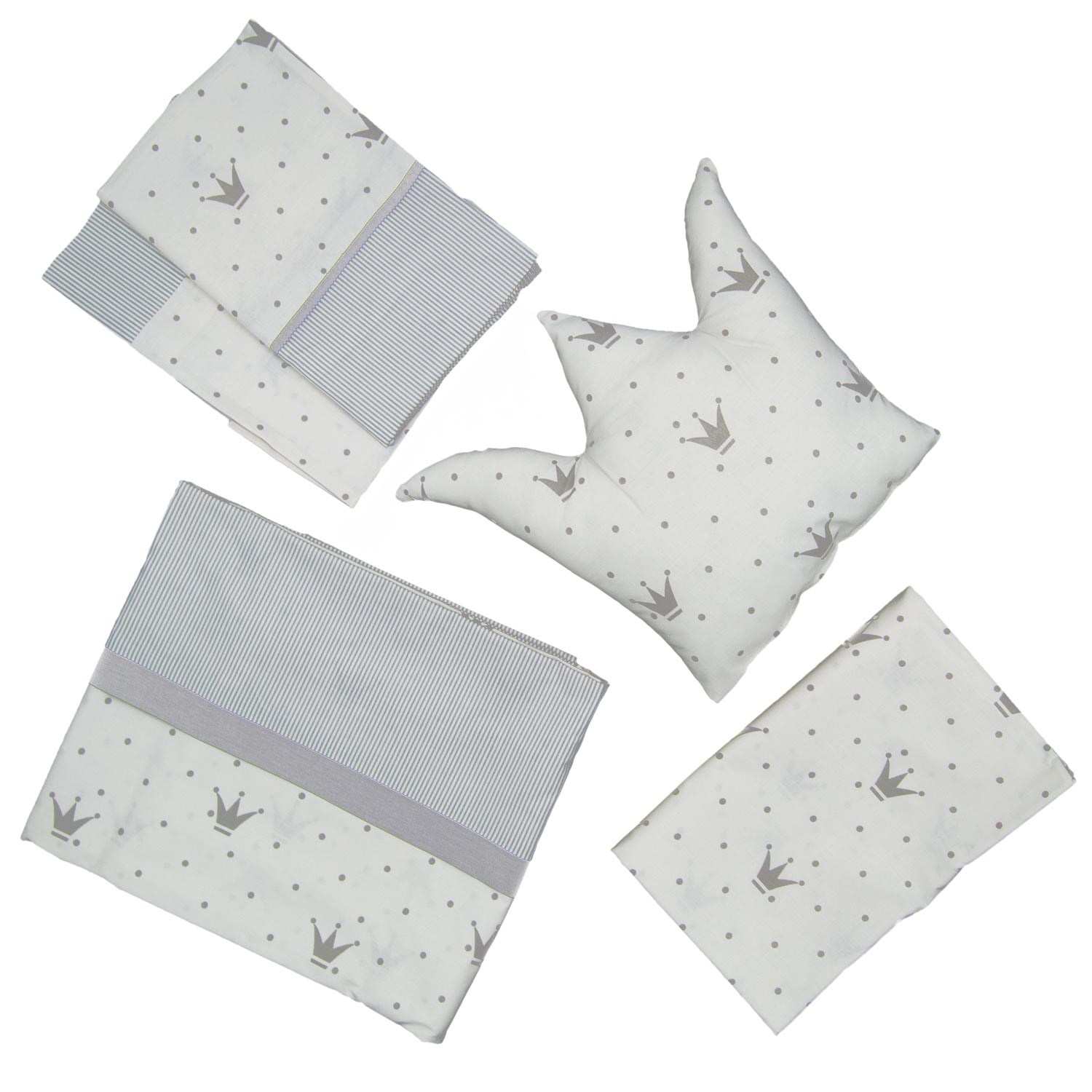 My Baby Home Oyuncaklı Bebek Nevresim Takımı Gri