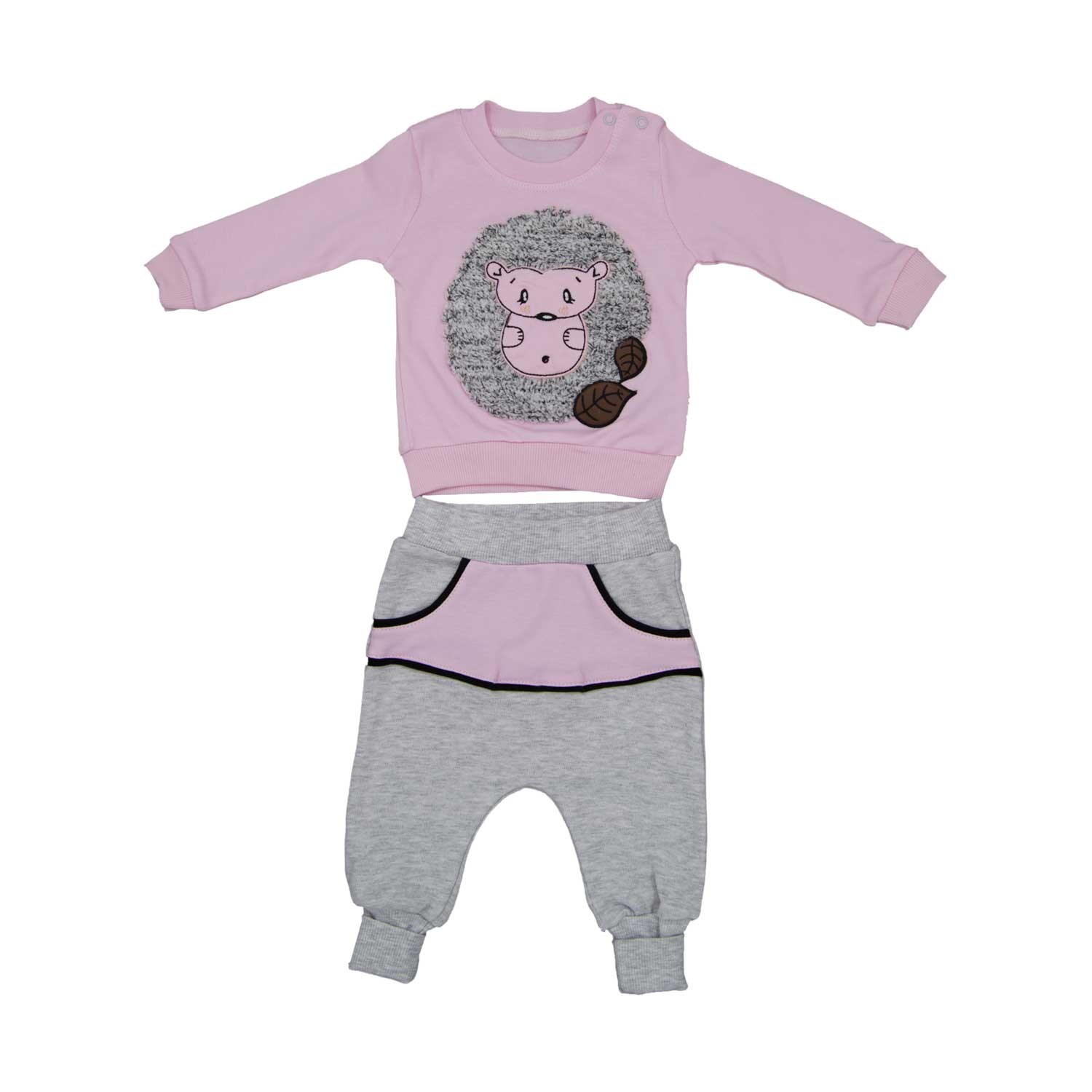 MC.Elci Kirpi 2'li Bebek Takımı 6416 Pembe