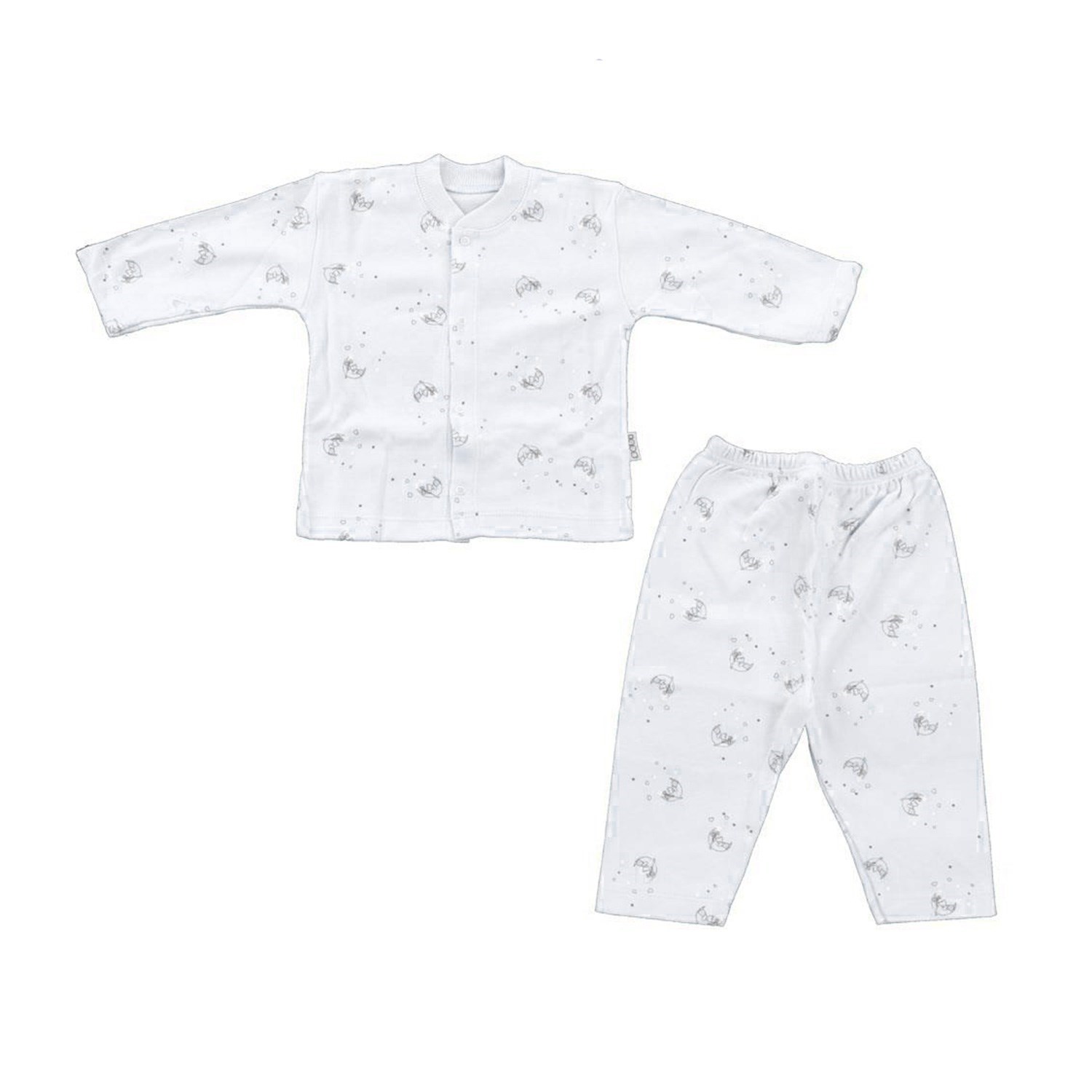 Sebi Bebe Bebek Pijama Takımı 2320 Krem