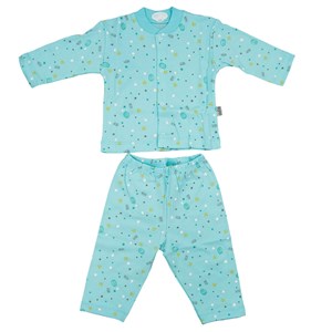 Sebi Bebe Hello Bebek Pijama Takımı 2321 Turkuaz