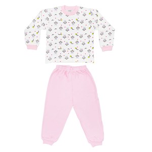 Sebi Bebe Arılı Bebek Pijama Takımı 4022 Pembe