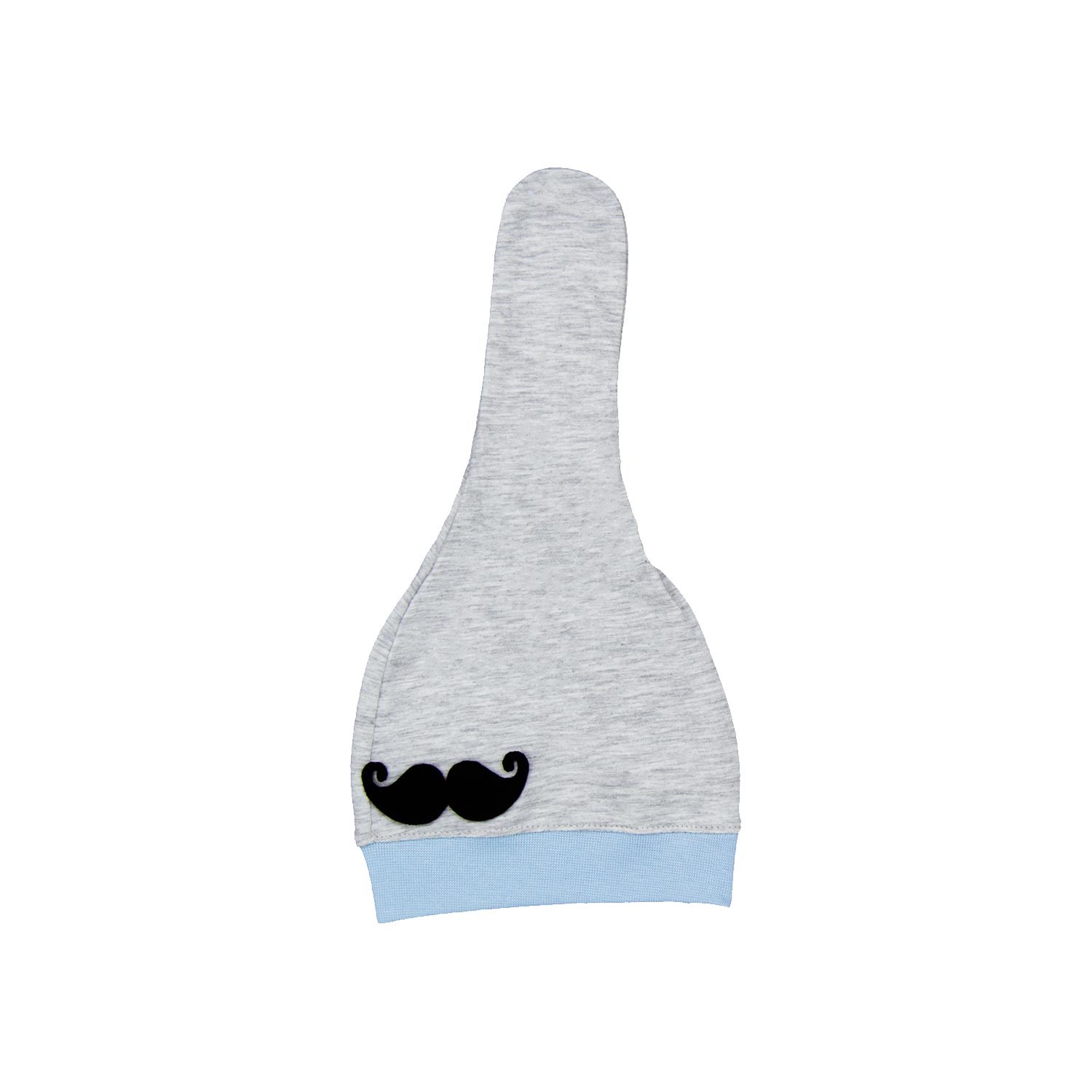 Sebi Bebe Bebek Şapkası 9517 Gri-Mavi