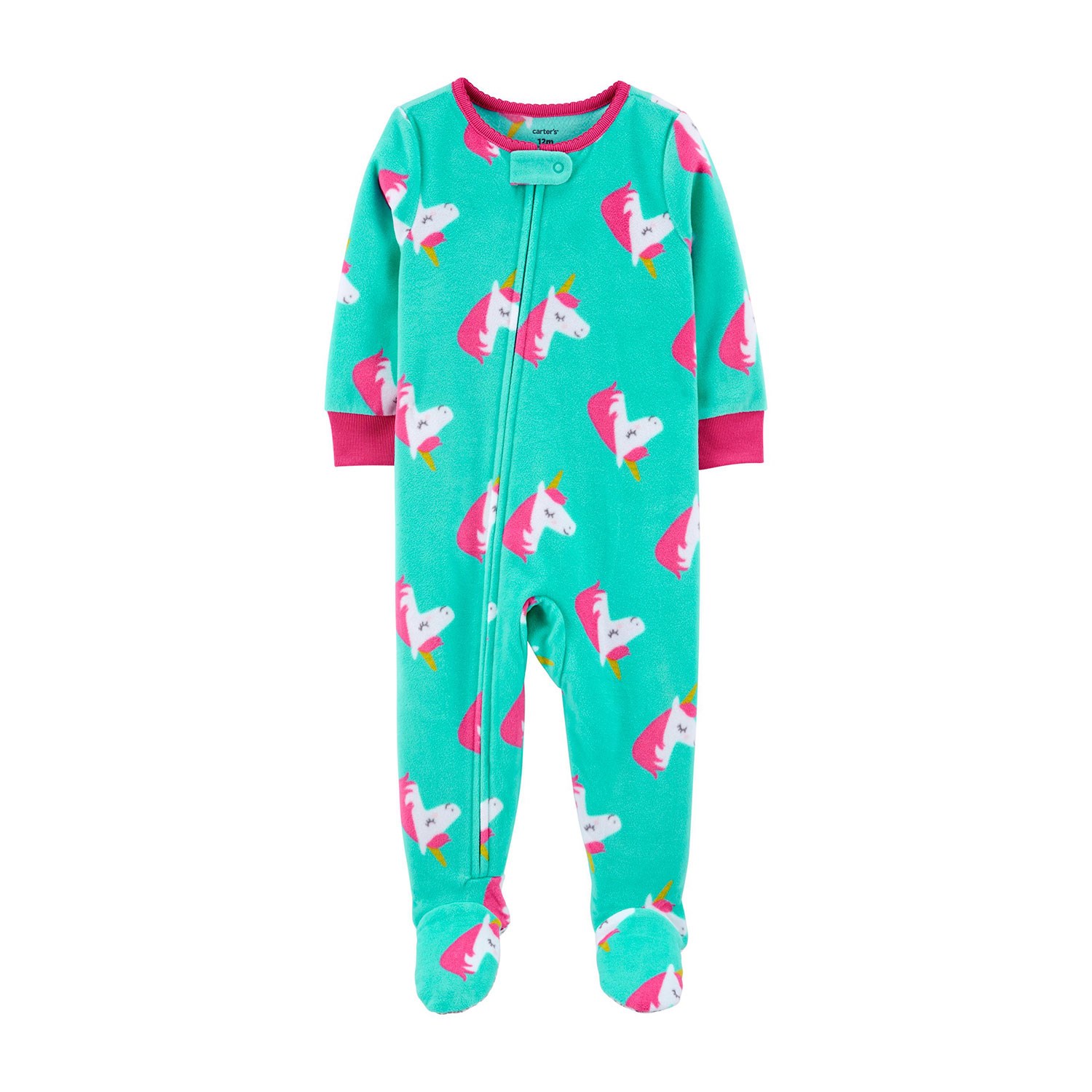 Carter's Patikli Polar Bebek Tulumu 1J226310 Mint