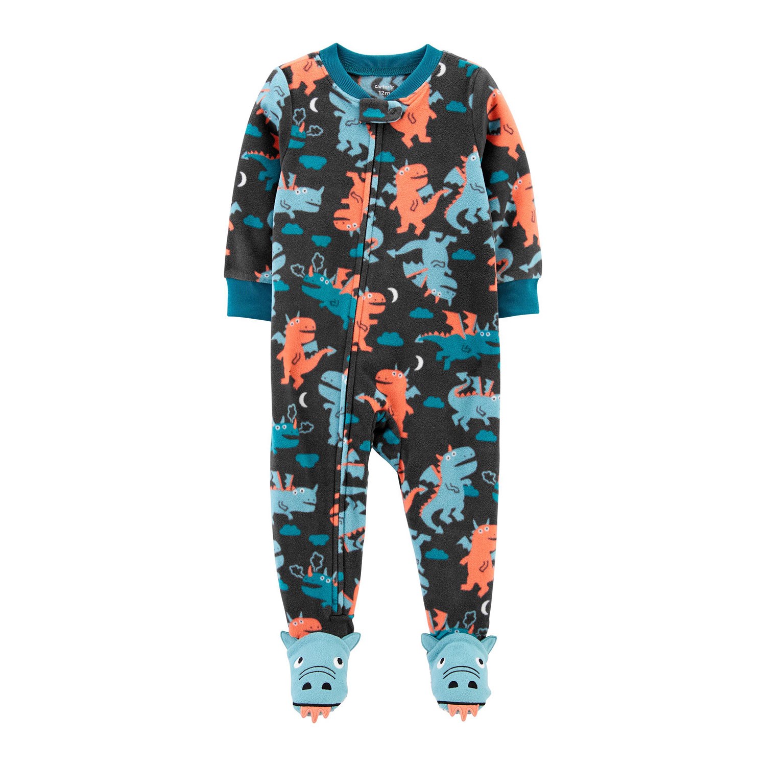 Carter's Patikli Polar Bebek Tulumu 1J227910 Mavi
