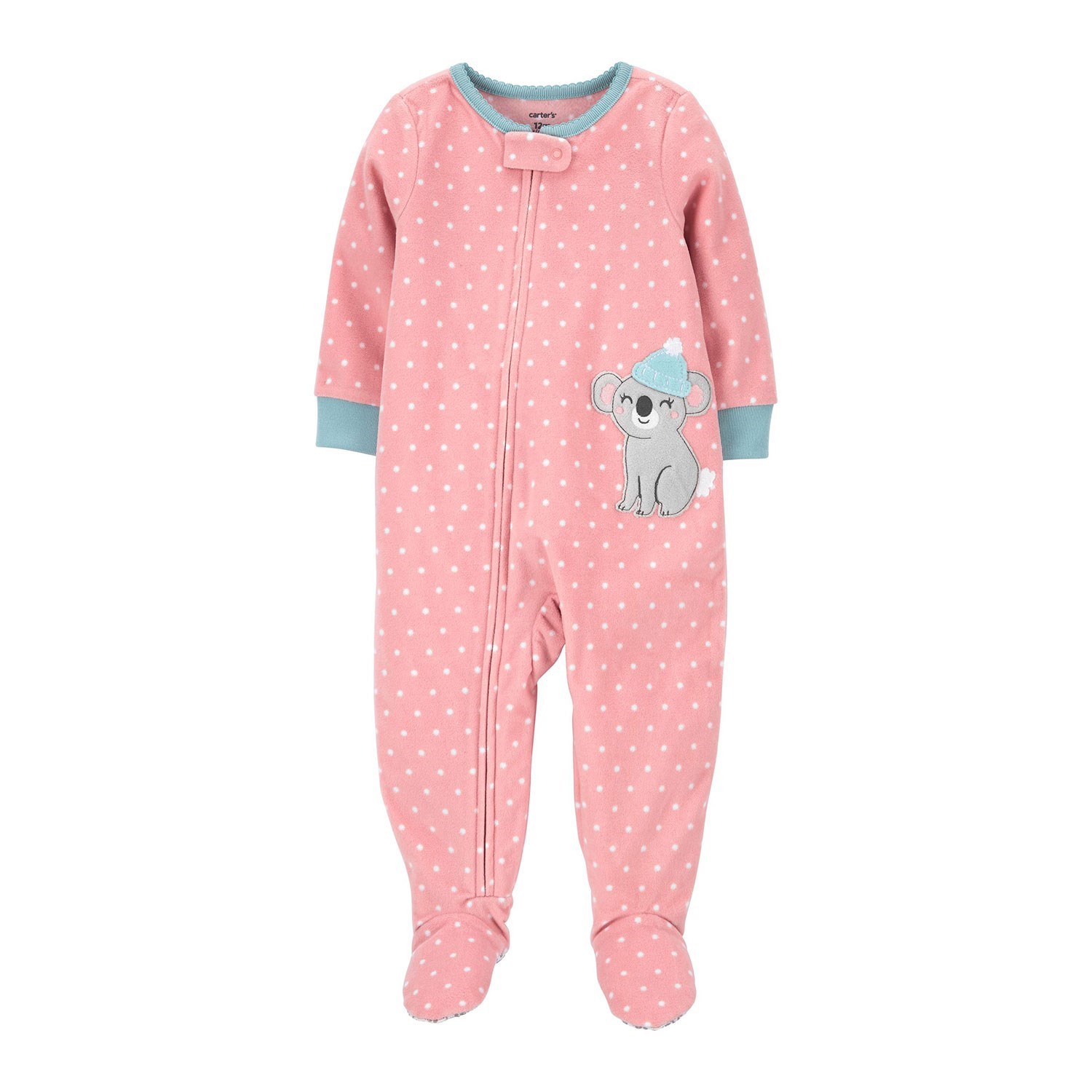 Carter's Patikli Polar Bebek Tulumu 1J385310 Pembe