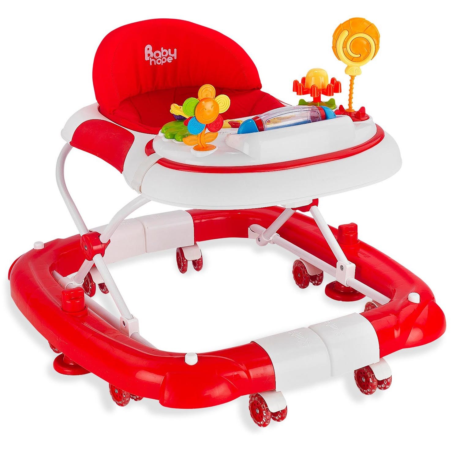 BabyHope 212 Royal Bebek Yürüteci Kırmızı