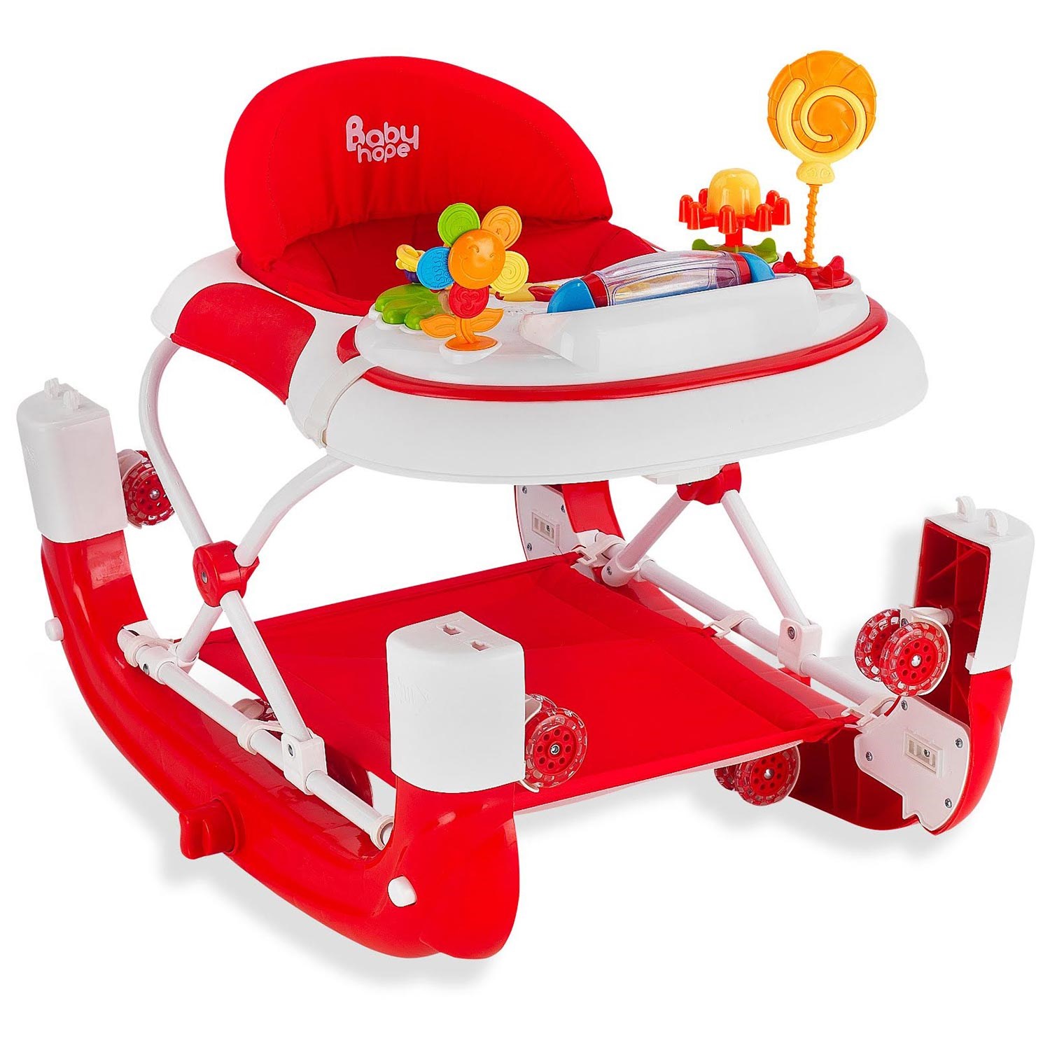 BabyHope 212 Royal Bebek Yürüteci Kırmızı