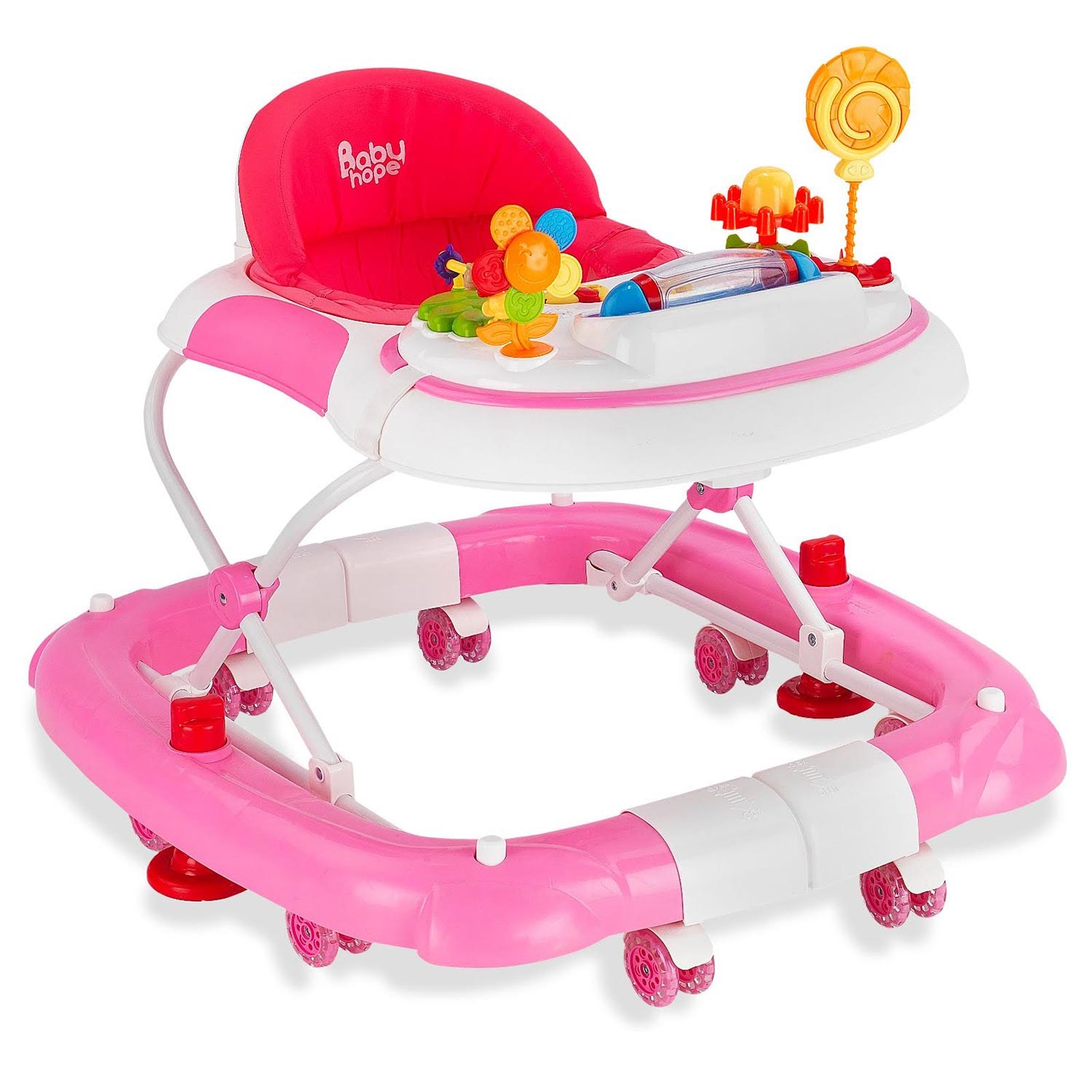 BabyHope 212 Royal Bebek Yürüteci Pembe