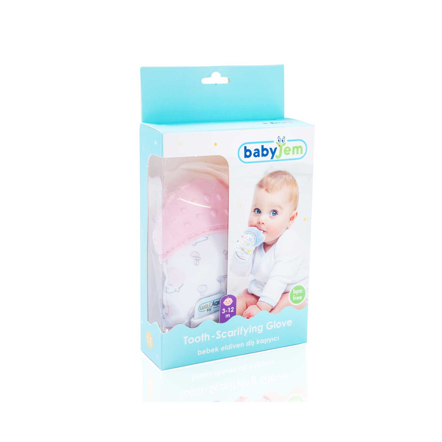 Babyjem Diş Kaşıyıcı Eldiven Kirpi 612 Ekru