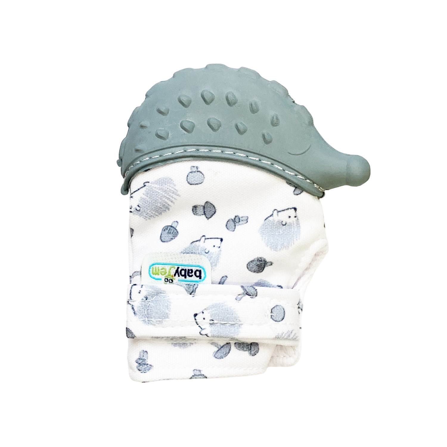 Babyjem Diş Kaşıyıcı Eldiven Kirpi 612 Gri