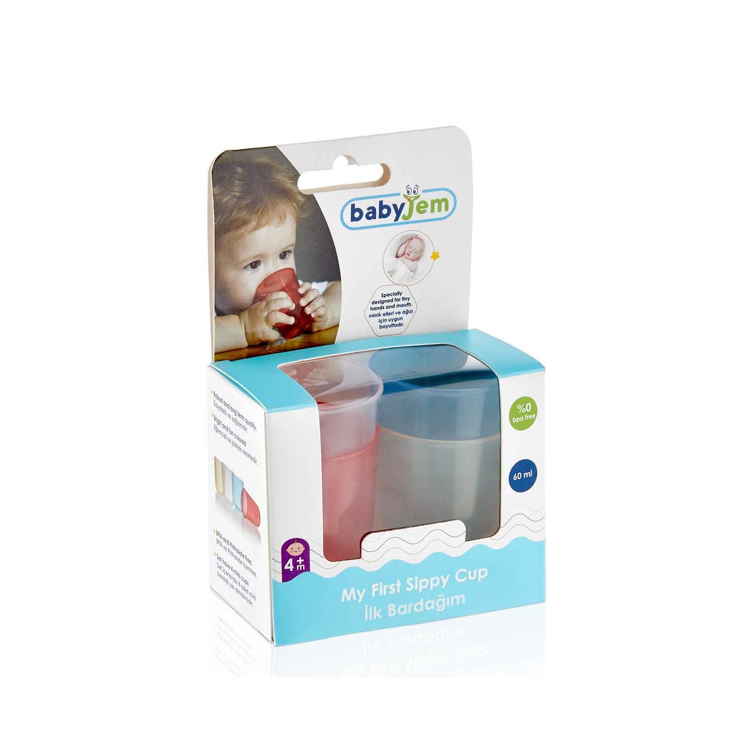 Babyjem 4'lü İlk Bardağım 593 Çok Renkli