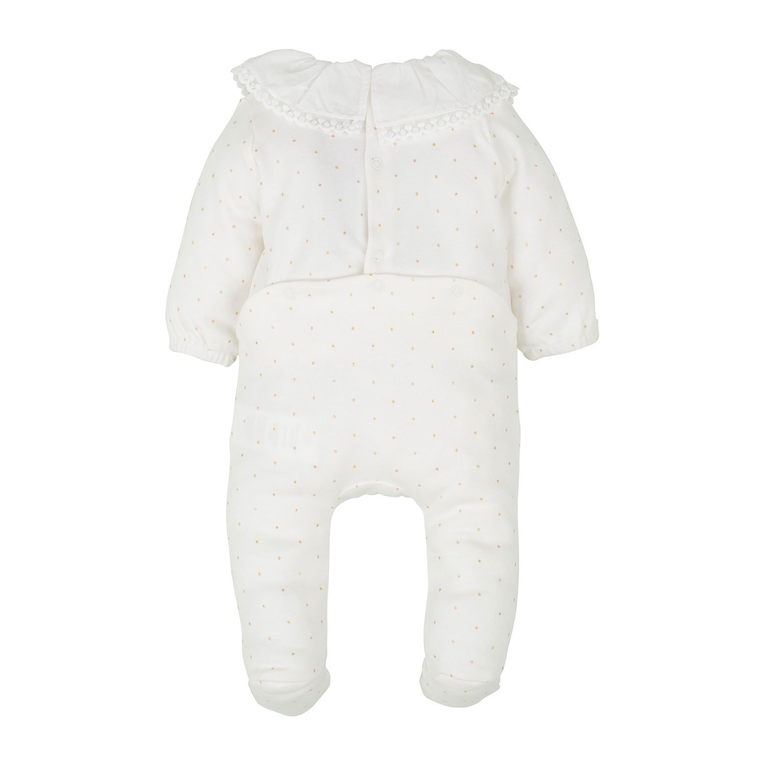İdil Baby Tokalı Bebek Tulumu 14226 Ekru