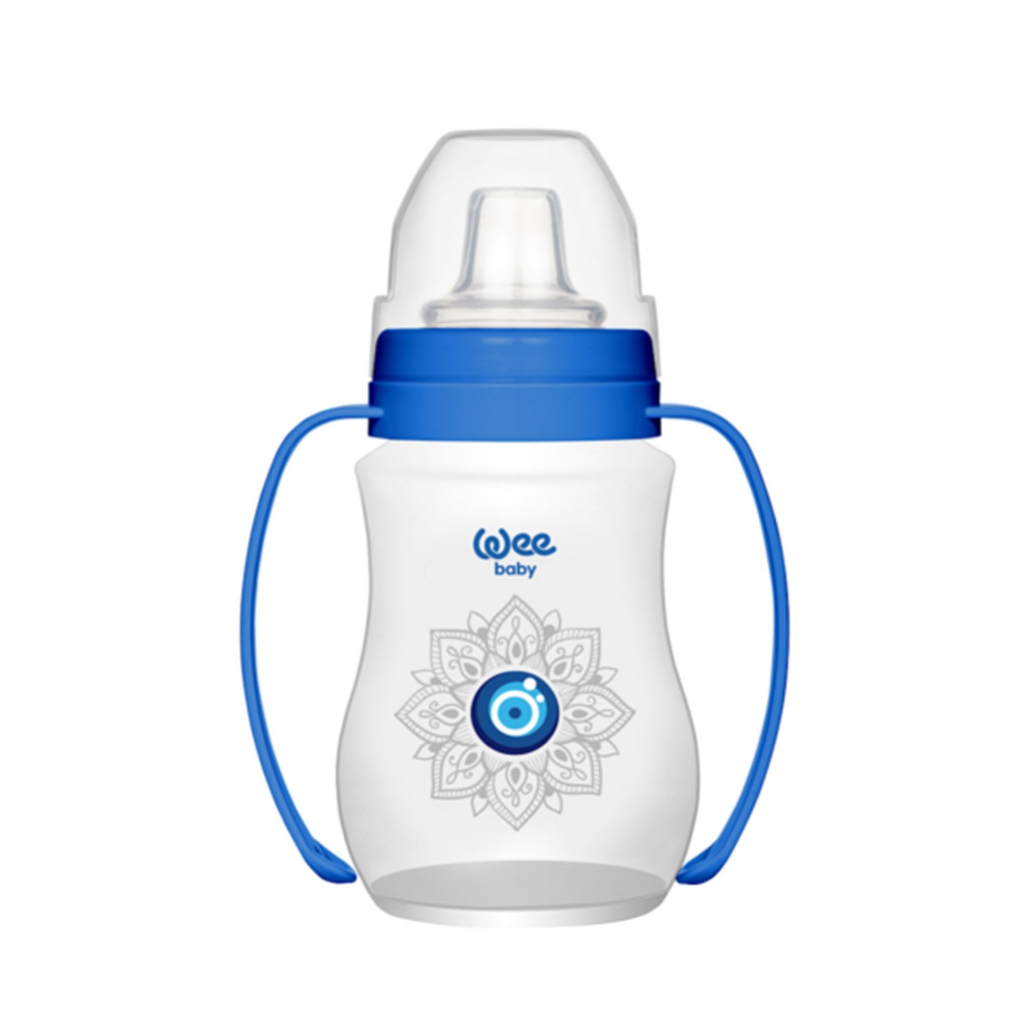 Wee Baby 263 Akıtmaz Kulplu PP Bardak 250 ml Lacivert