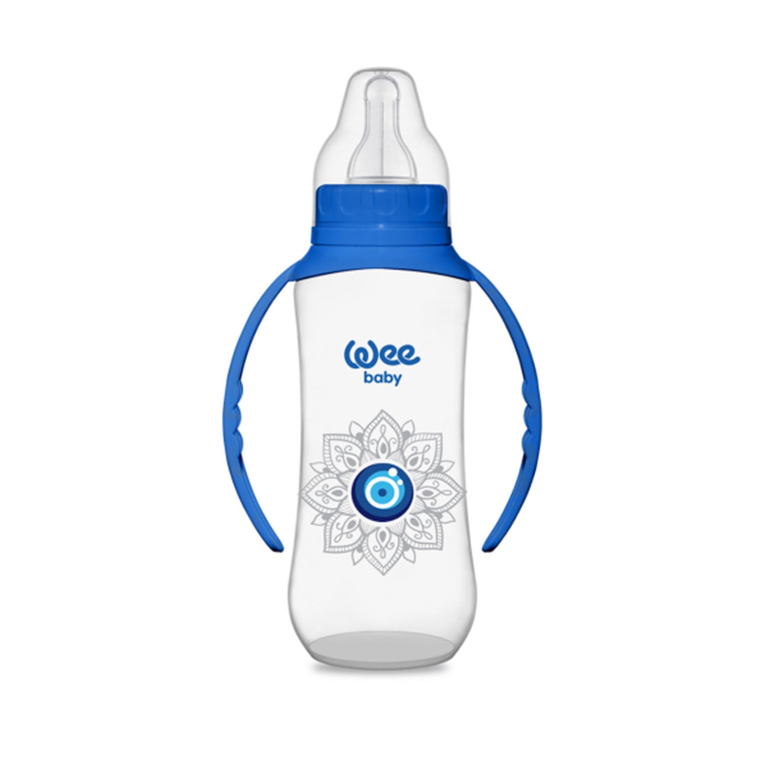 Wee Baby 261 Klasik Kulplu PP Biberon 270 ml Lacivert