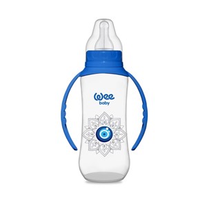 Wee Baby 261 Klasik Kulplu PP Biberon 270 ml Lacivert