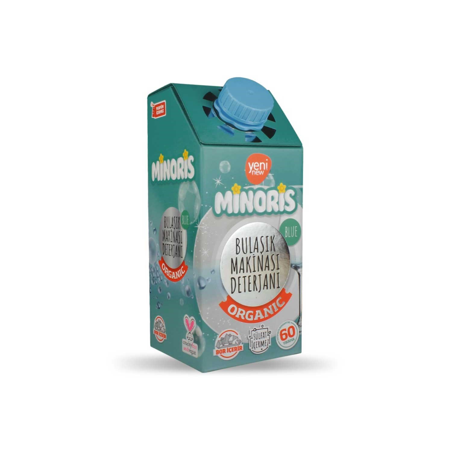 Minoris Blue Organik Bulaşık Makinesi Deterjanı 1200 ml 