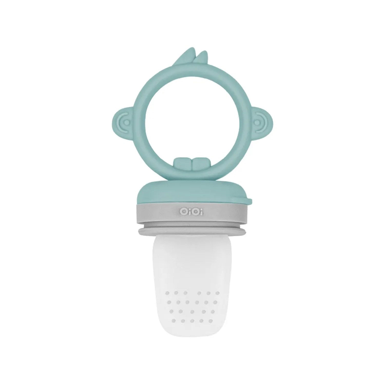 OiOi Püre Meyve-Sebze Emziği Aqua Green-Powder Grey