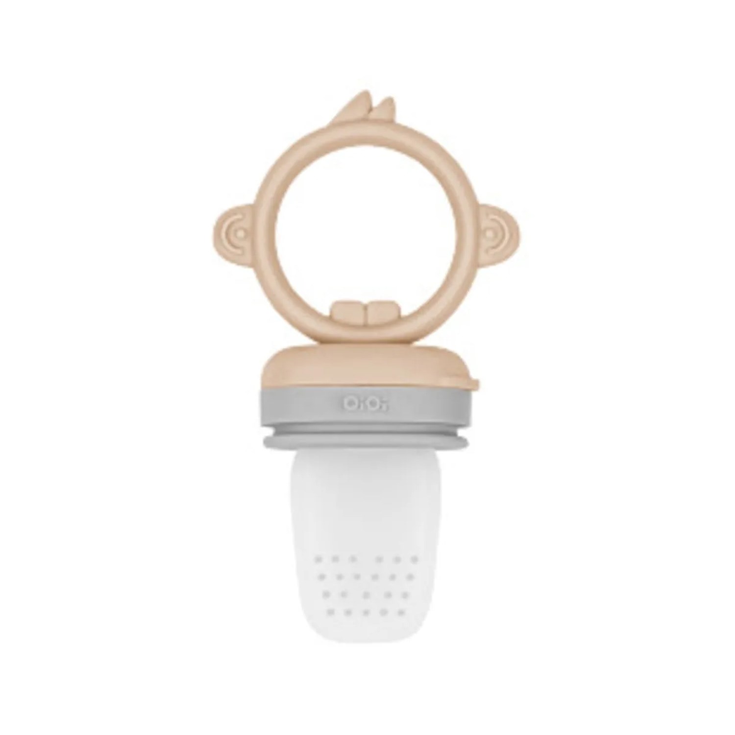 OiOi Püre Meyve-Sebze Emziği Bubble Beige-Powder Grey