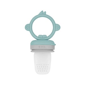OiOi Püre Meyve-Sebze Emziği Aqua Green-Powder Grey