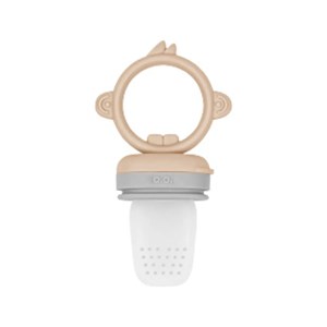 OiOi Püre Meyve-Sebze Emziği Bubble Beige-Powder Grey