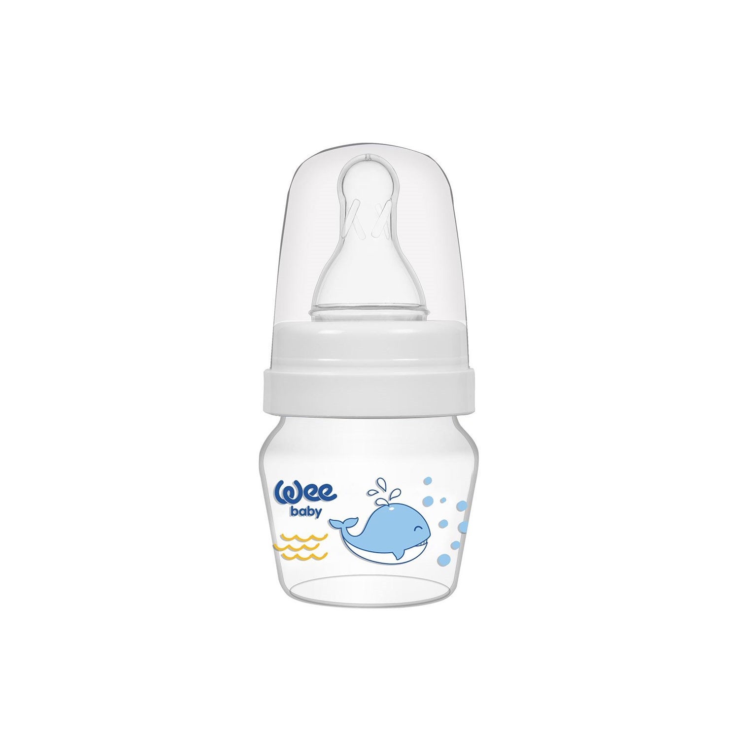 Wee Baby 778 Mini PP Biberon 30 Ml Beyaz-Mavi