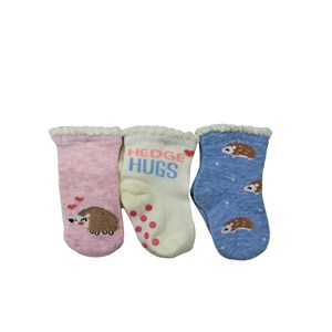 Step 3'lü Kaydırmaz Tabanlı Bebek Çorabı 10126 Çok Renkli