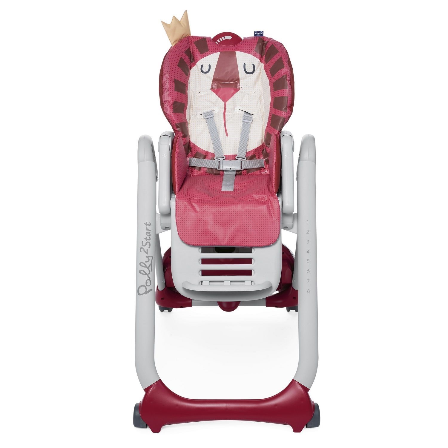 Chicco Polly 2 Start Bebek Mama Sandalyesi Kırmızı