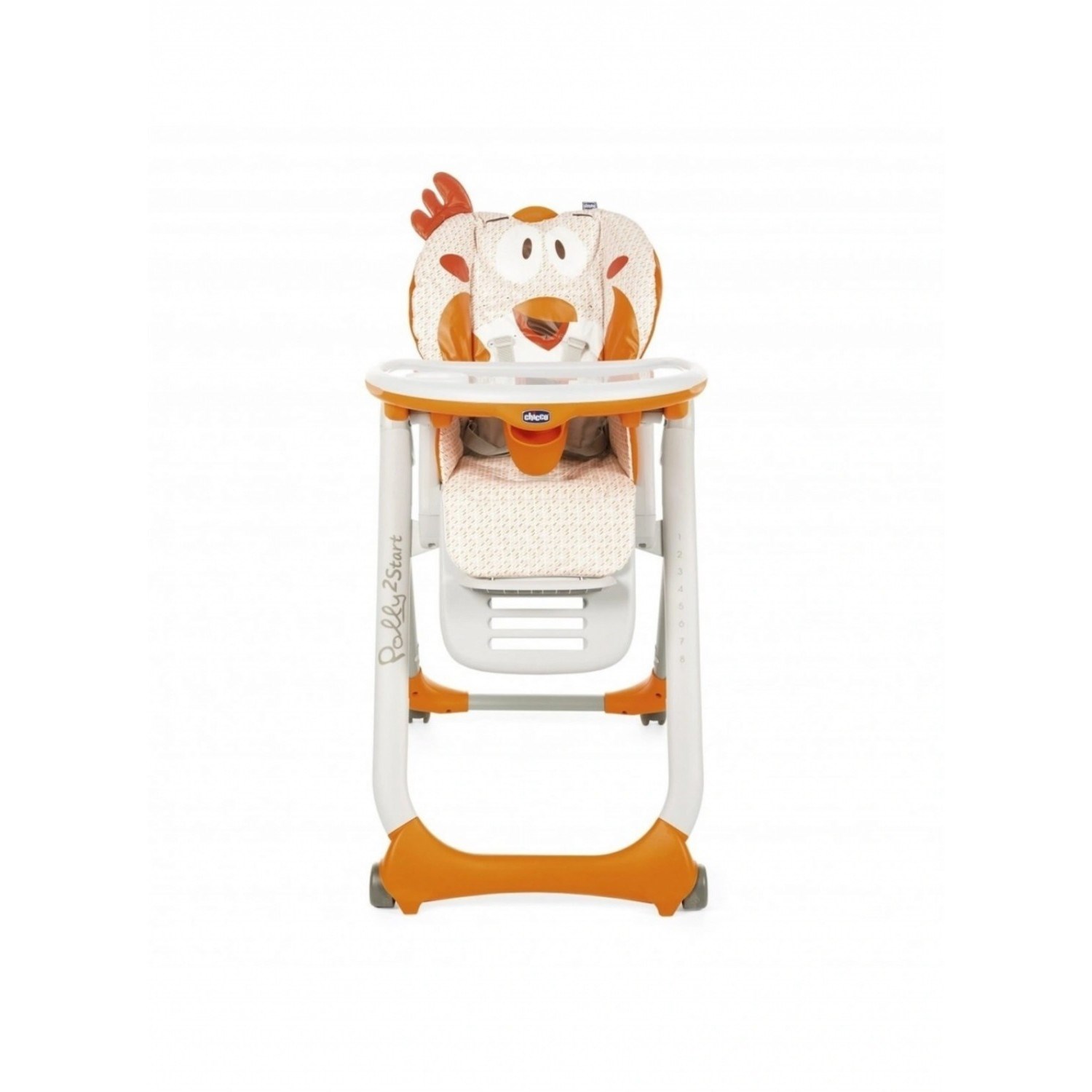 Chicco Polly 2 Start Bebek Mama Sandalyesi Turuncu