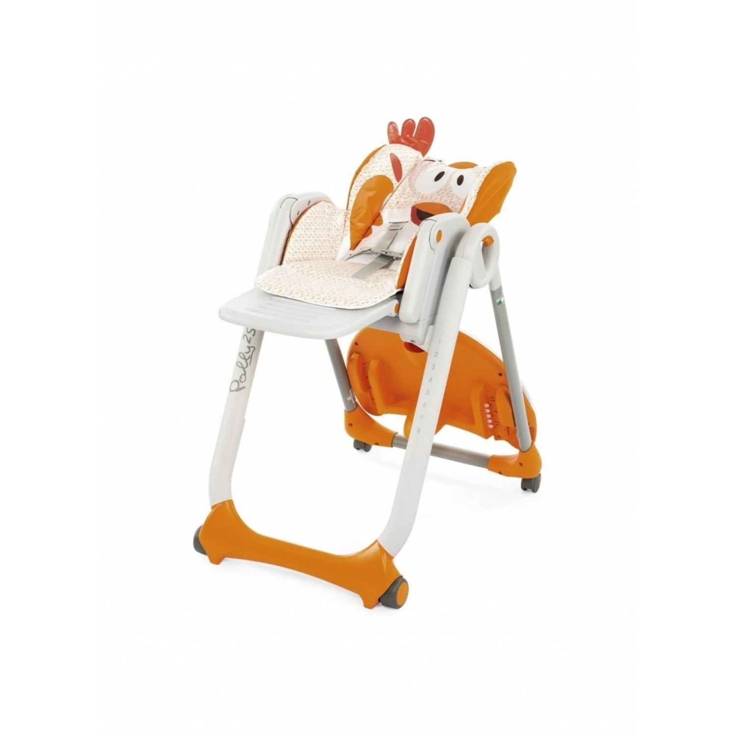 Chicco Polly 2 Start Bebek Mama Sandalyesi Turuncu