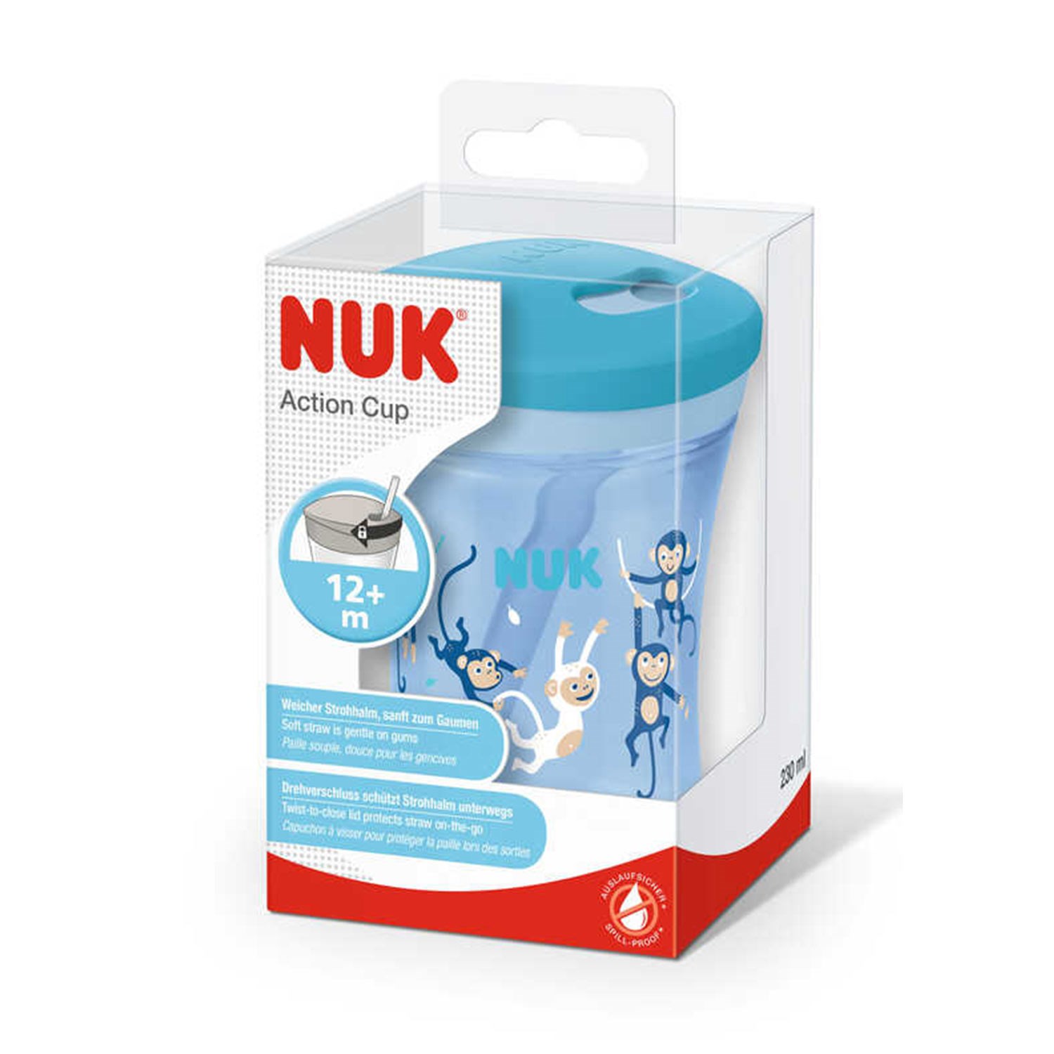 Nuk Action Cup Suluk 230 ml 751136 Mavi