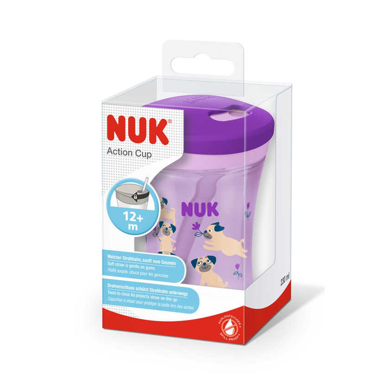 Nuk Action Cup Suluk 230 ml 751136 Mor