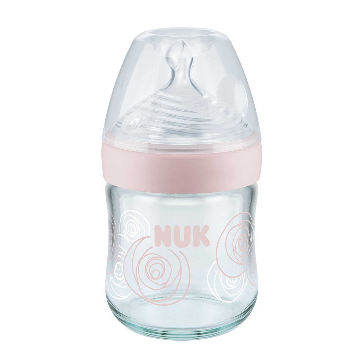 Nuk Nature Sense Cam Biberon 120ml 747090 Pembe