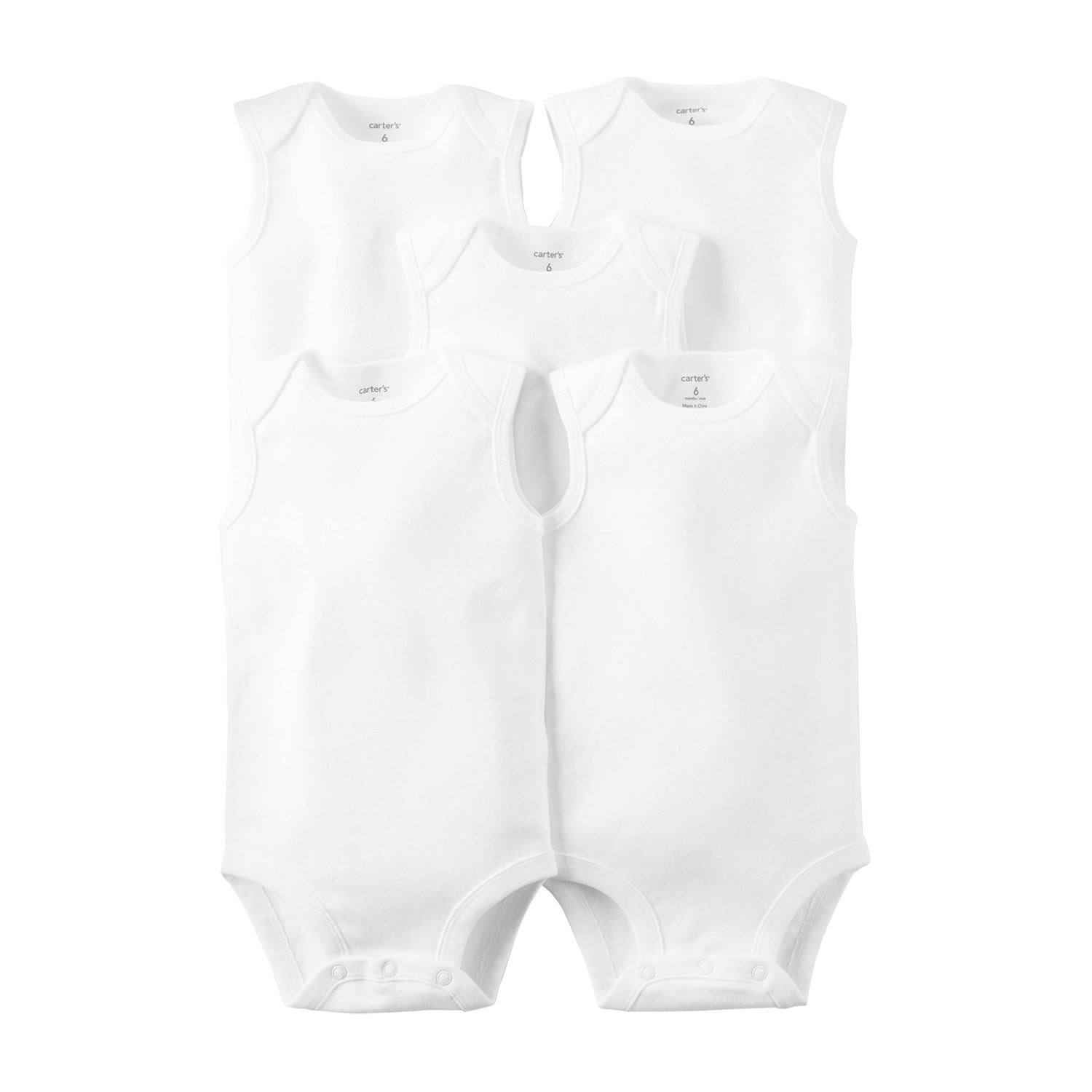 Carter's Layette 5'li Bebek Body 126G774 Beyaz