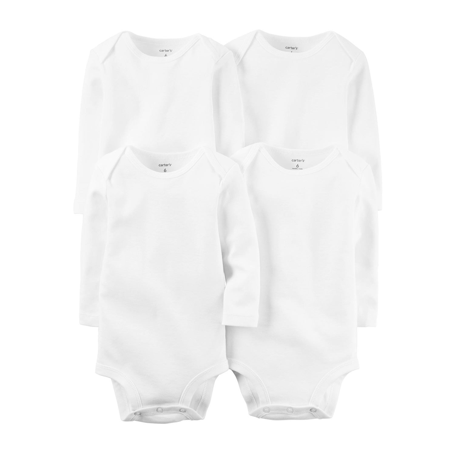 Carter's Layette 4'lü Bebek Body 126G776 Beyaz