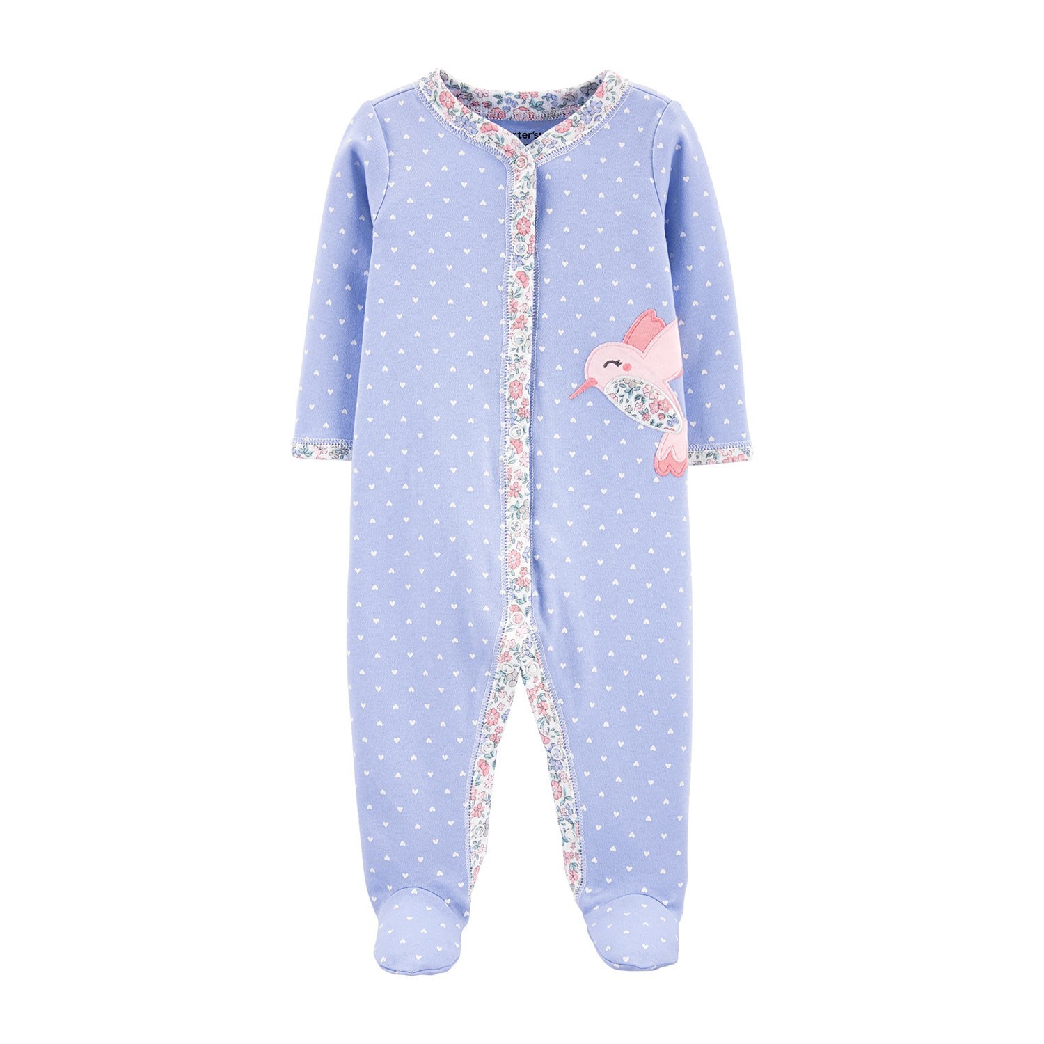 Carter's Patikli Bebek Tulumu 1I505710 Mavi