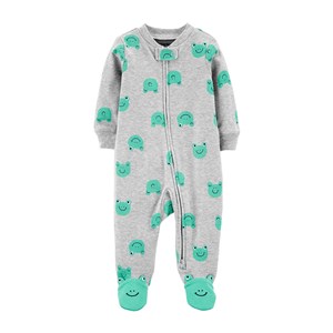 Carter's Kurbağa Patikli Bebek Tulumu 1I506510 Gri