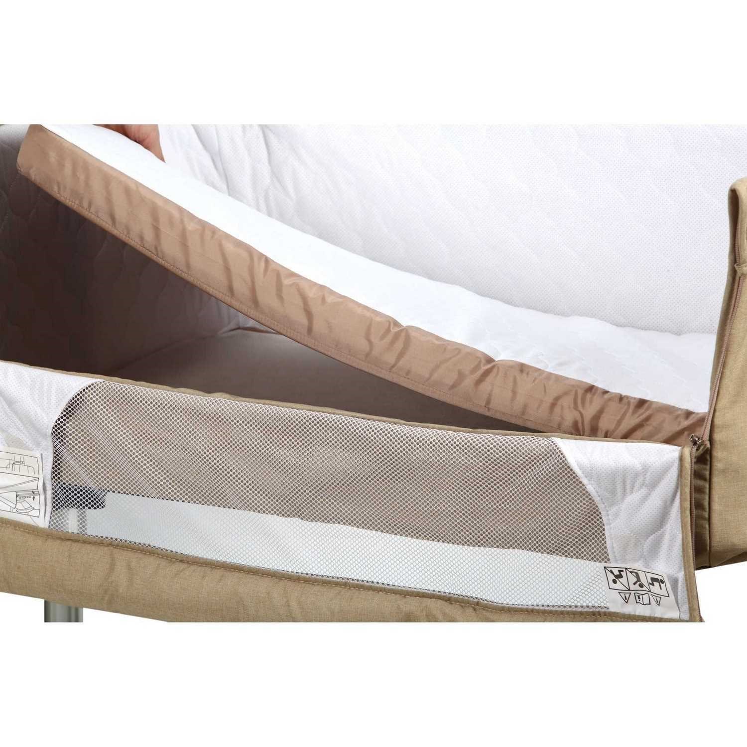 Kraft Bed Side Anne Yanı Beşik Bej