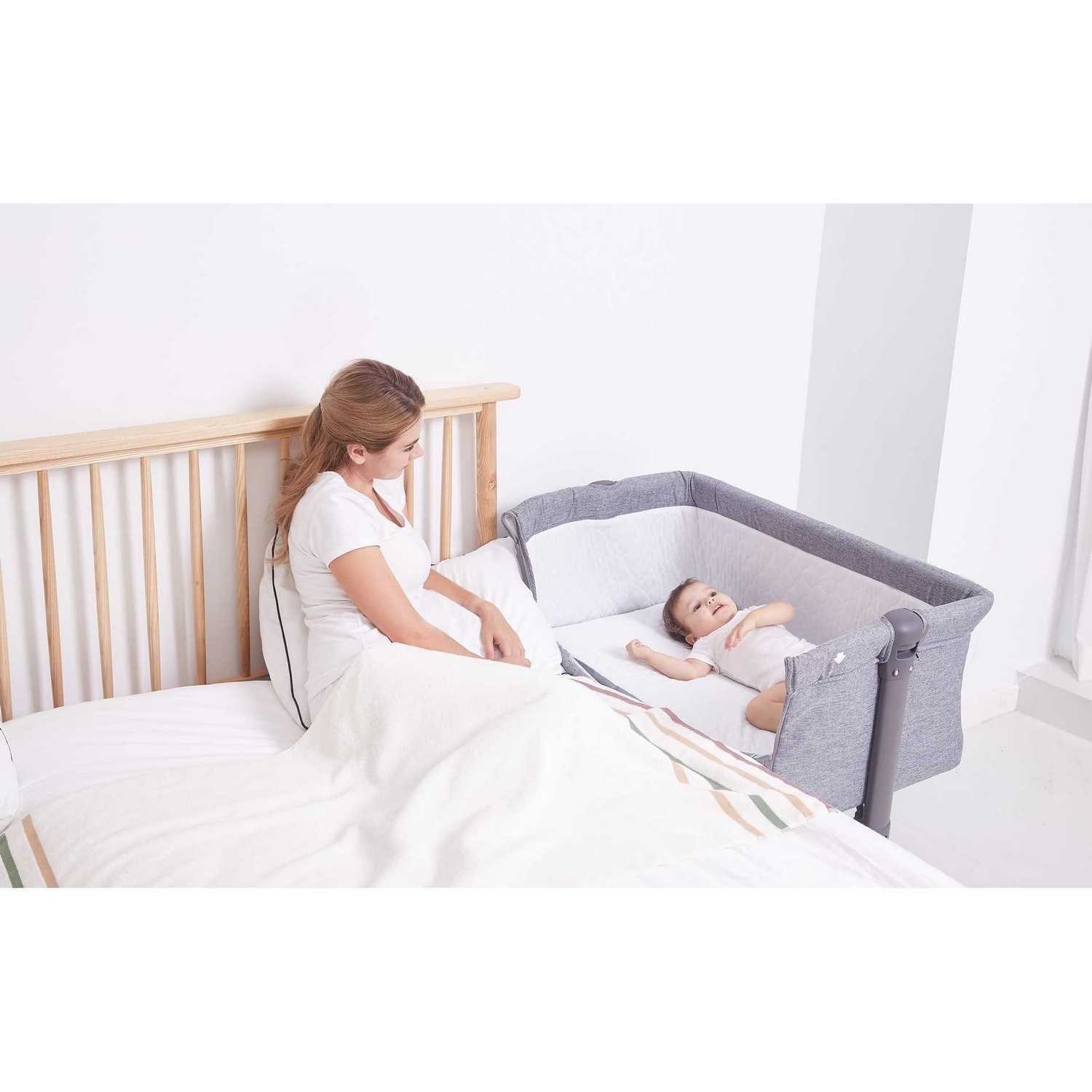 Kraft Bed Side Anne Yanı Beşik Bej