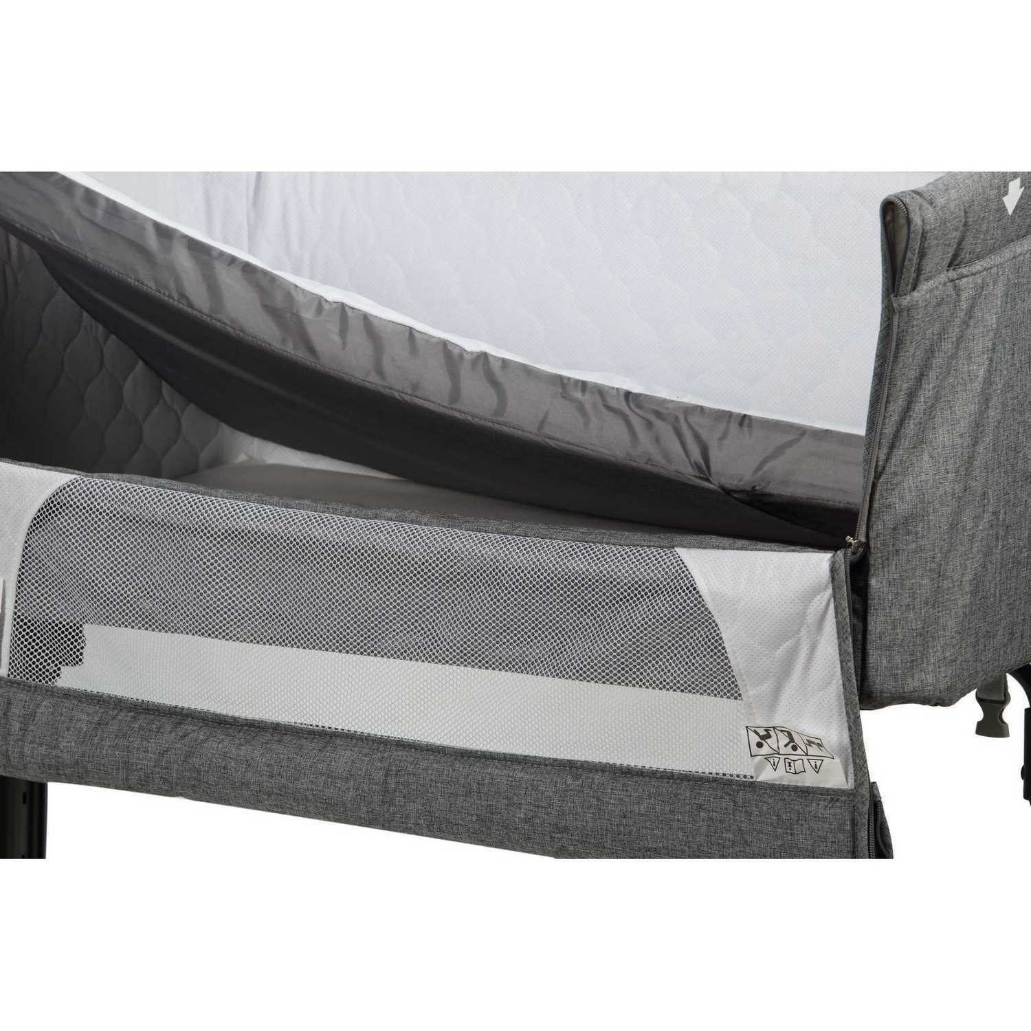 Kraft Bed Side Anne Yanı Beşik Gri