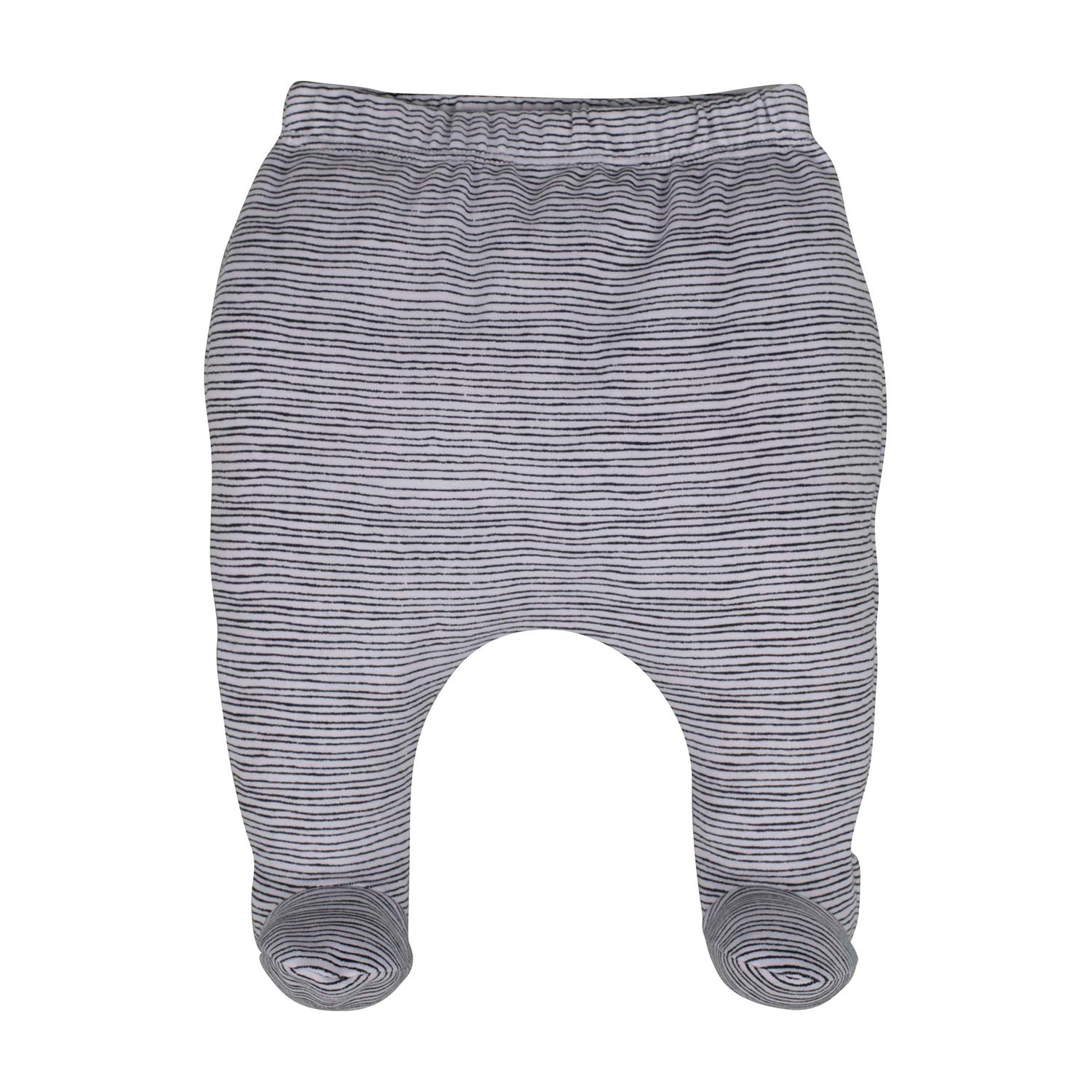 İdil Baby 2'li Patikli Bebek Pantolonu 14261 Çizgili