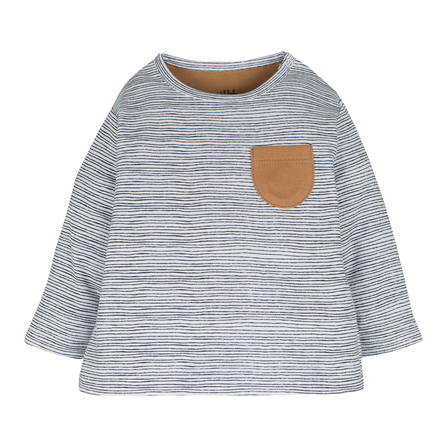 İdil Baby 2'li Bebek Bluzu 14258 Çizgili