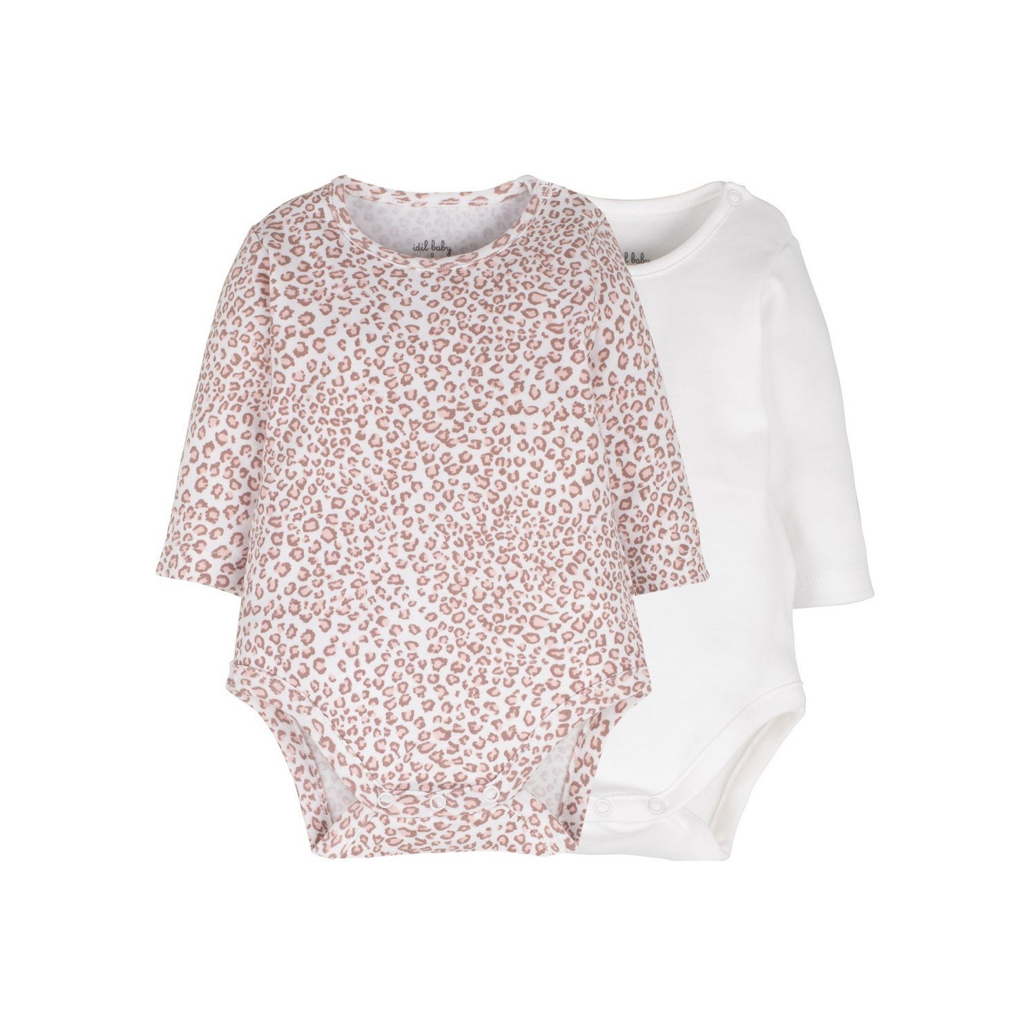 İdil Baby 2'li Bebek Body 14318 Leopar